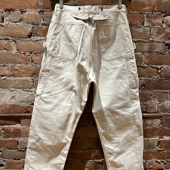 Kapital Canvas Quilted Knee Painter Pants - Picture 2 of 11